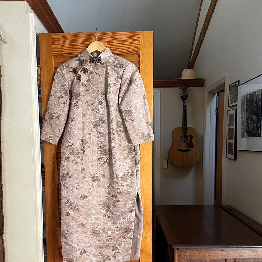 Floral Cheongsam Dress